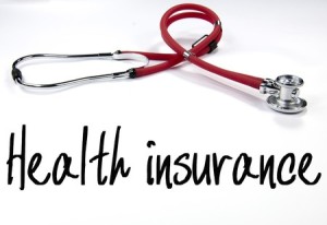41044361 - health insurance text and stethoscope